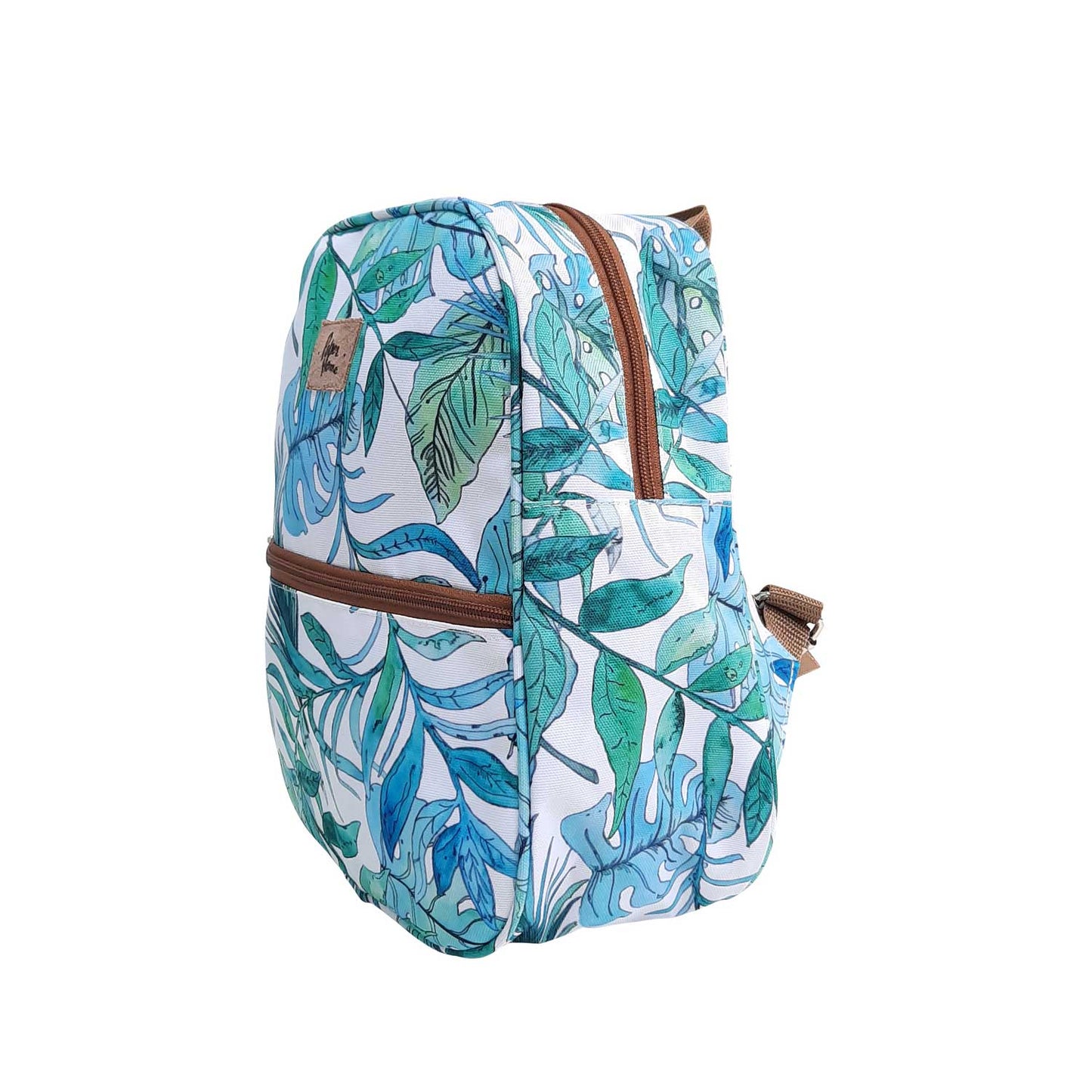 Set sustentable mochila kids + lonchera botánica verde