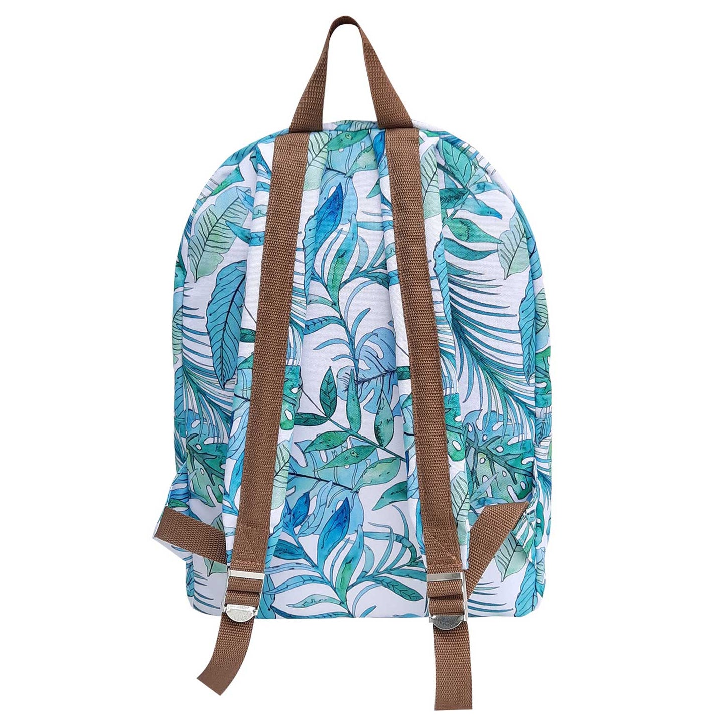 Set sustentable mochila + lonchera botánica verde