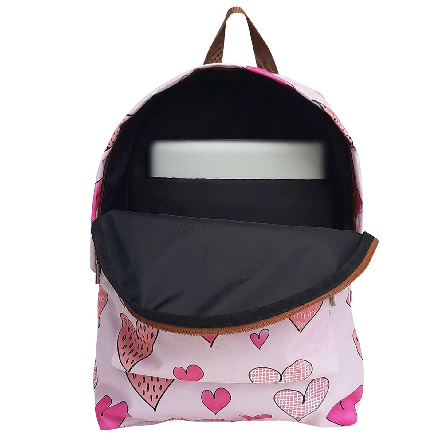 Set sustentable mochila + lonchera corazones