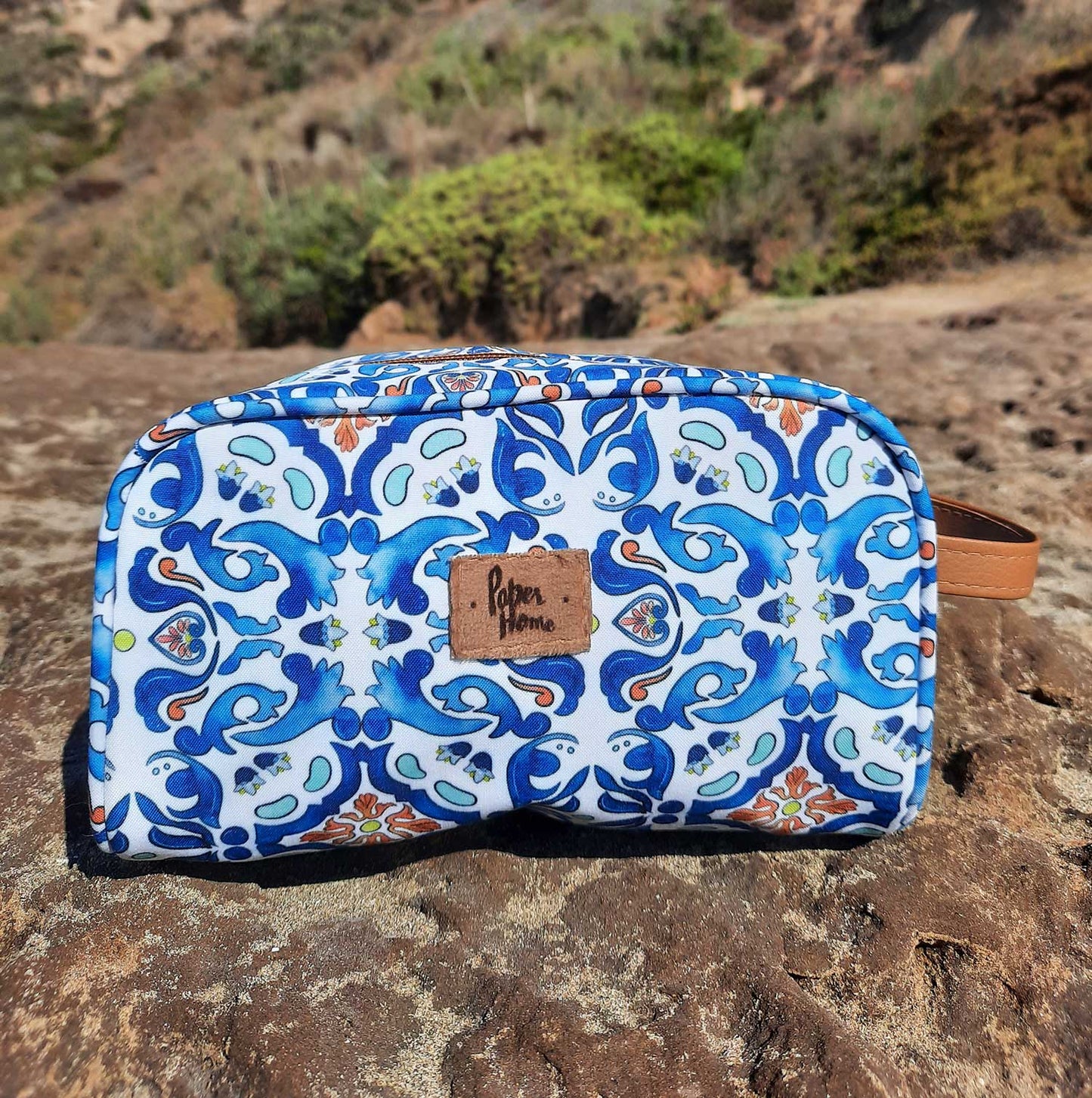 Estuche cosmetiquero sustentable mosaico