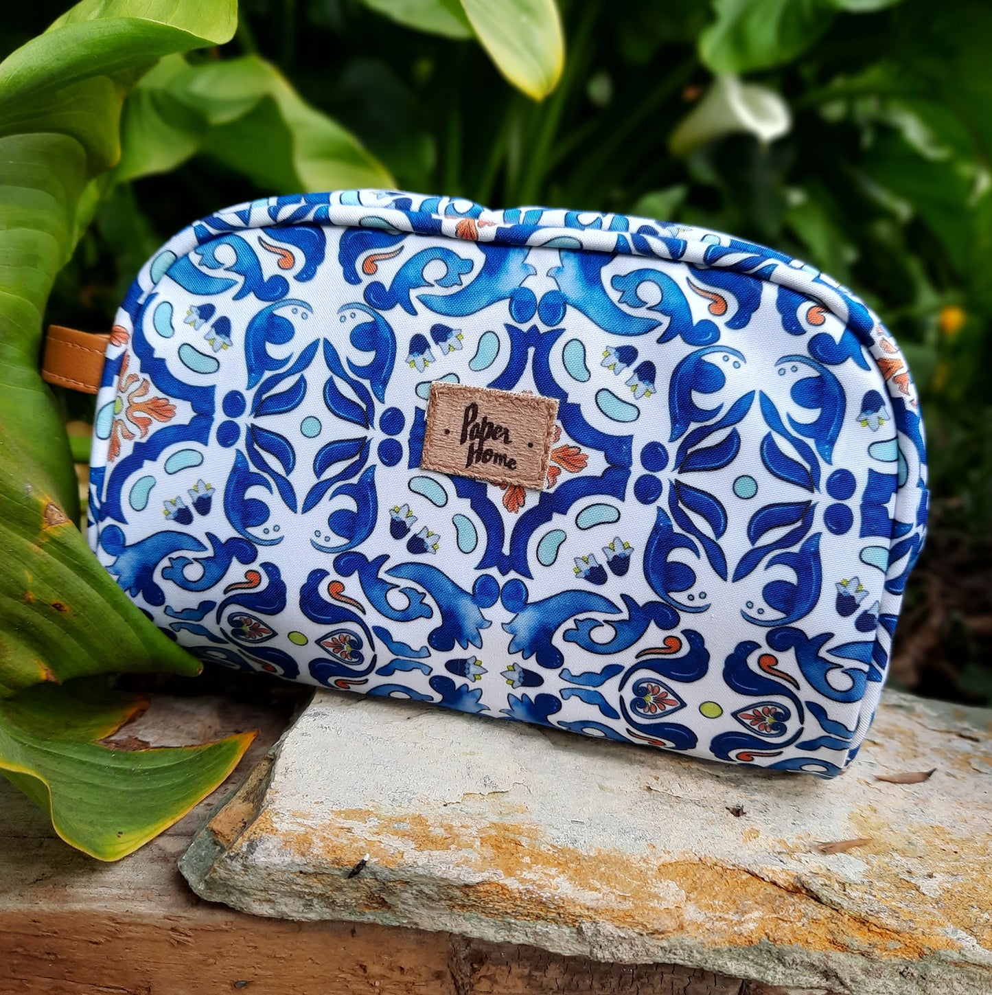 Estuche cosmetiquero sustentable mosaico
