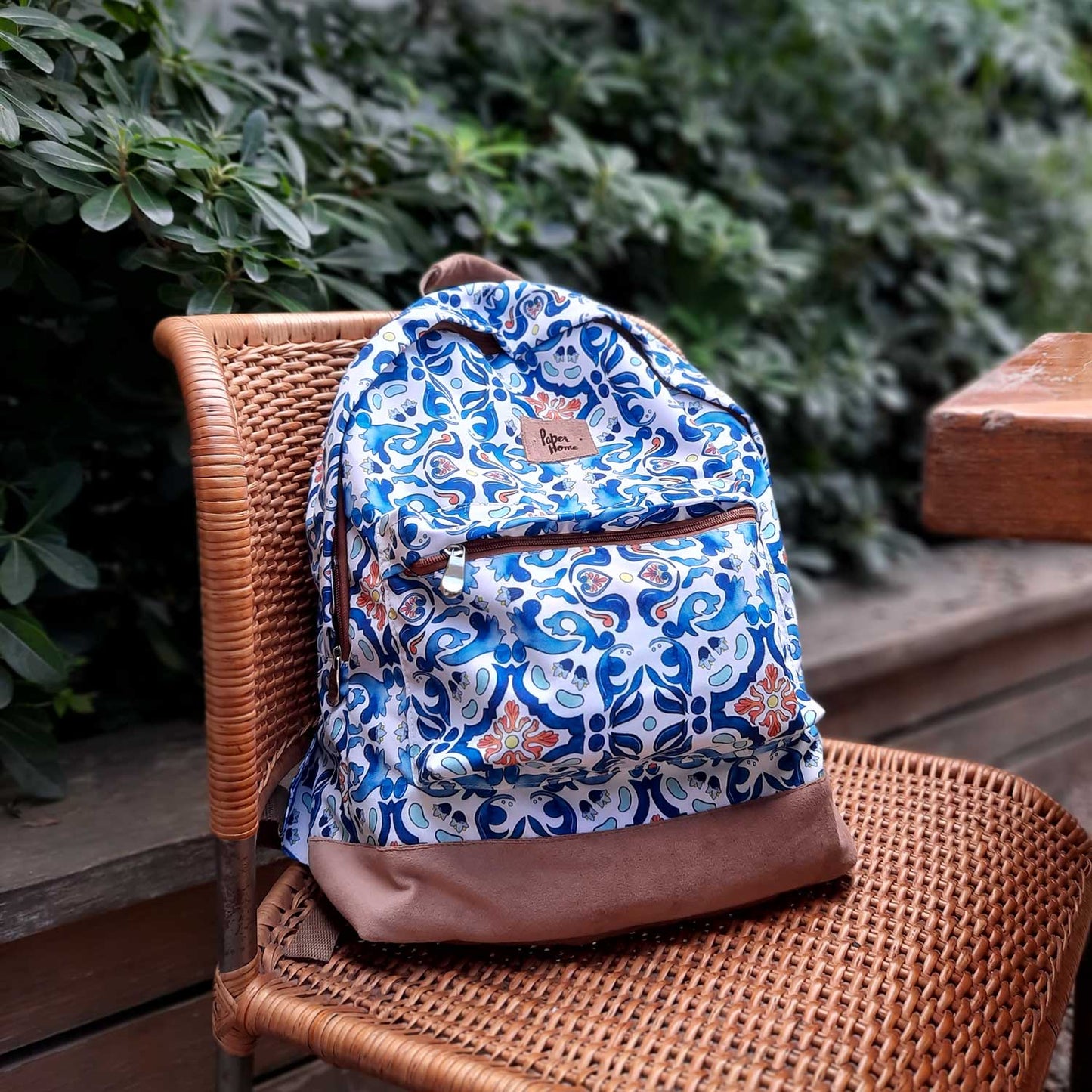 Mochila sustentable mosaico