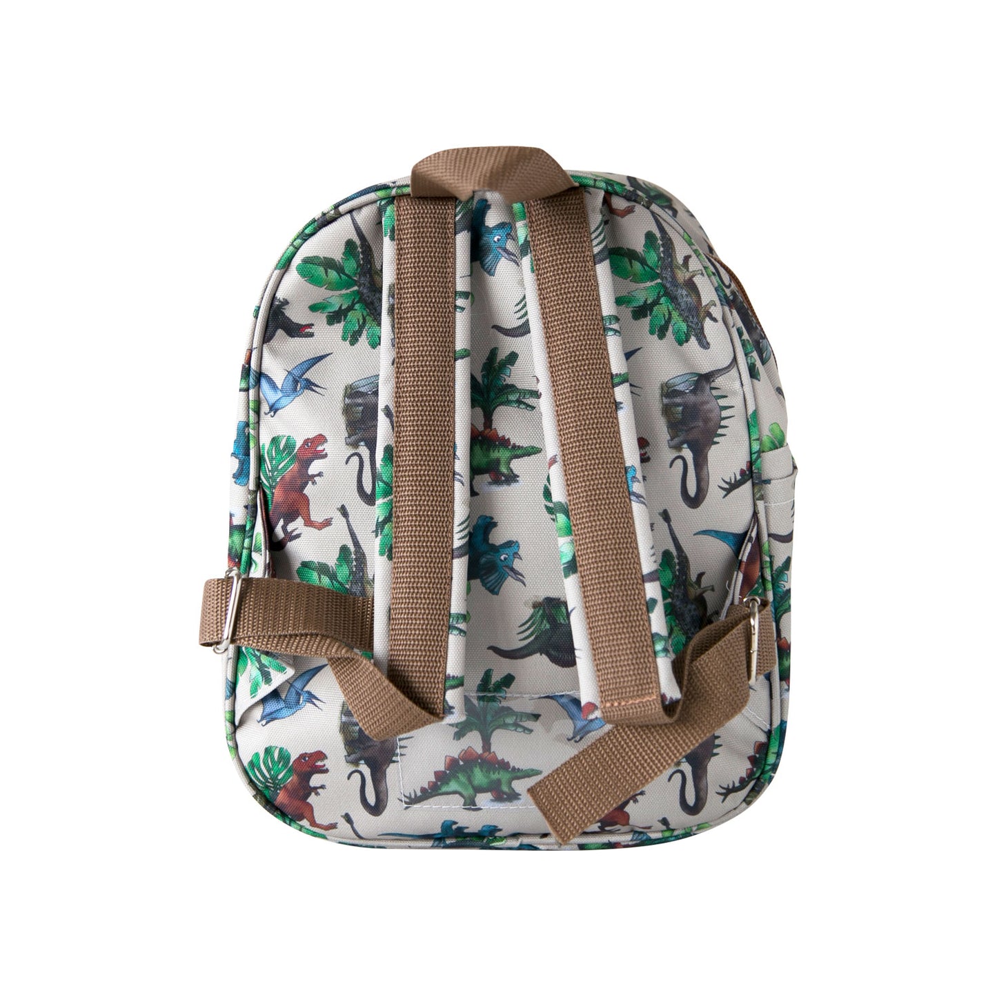 Set sustentable mochila kids + lonchera dinosaurios
