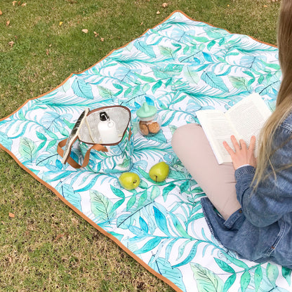 Manta de picnic antimanchas XL botánica – Paper Home